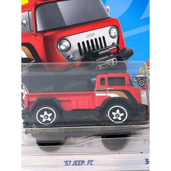 Hot Wheels 2024 ’57 Jeep FC HW Hot Trucks Red 1:64 Diecast Truck NOC - Picture 7 of 7